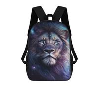sinyumoney Cosmic Lion Art Print-10 Sacs À Dos Imprimés En 3D Pour Enfants 17inch Sacs À Dos Tendance Et Décontractés Pour La Journée, Sacs De Voyage, Sacs À Dos D'extérieur Pour Garçons Et Filles
