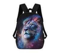 sinyumoney Cosmic Lion Art Print-9 Sacs À Dos Pour Enfants, Sac À Dos Scolaire Imprimé En 3D Pour Enfants, Sac À Dos De Voyage, Sac À Livres Pour Enfants 17inch Sac D'école