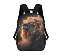 sinyumoney Cosmic Lion Majesty Sac À Dos Scolaire Imprimé En 3D, Sac À Dos Tendance Pour Enfants, Sac À Dos Pour Garçons, Élèves Du Collège 17inch