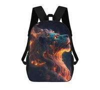 sinyumoney Cosmic Lion Sacs À Dos Scolaires Pour Enfants, Sac D'école Imprimé En 3D Pour Garçons, Élèves Du Primaire Et Du Collège 17inch