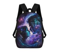 sinyumoney Cosmic Love Romance Sacs À Dos Pour Enfants, Sac À Dos Scolaire Imprimé En 3D Pour Enfants, Sac À Dos De Voyage, Sac À Livres Pour Enfants 17inch Sac D'école