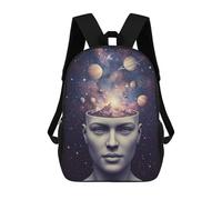 sinyumoney Cosmic Mindscape Sacs À Dos Pour Enfants, Sac À Dos Scolaire, Sac À Dos Imprimé En 3D Pour Enfants, Sac À Dos De Voyage, Sac À Livres, Sac D'école Pour Enfants 17inch