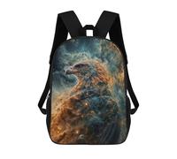 sinyumoney Cosmic Nebula Eagle Sac À Dos Scolaire Pour Enfants 17 Pouces, Sac À Dos Décontracté Pour Les Voyages, Grand Sac À Dos De Jour Pour Garçons Et Filles 17inch