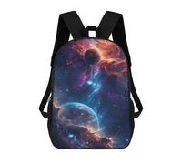 sinyumoney Cosmic Nebula Galaxy-1 Sacs À Dos Tendance Imprimés En 3D 17inch Sac D'école Décontracté Pour Enfants, Garçons, Élèves Du Primaire Et Du Collège