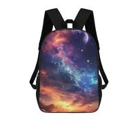 sinyumoney Cosmic Nebula Sky-3 17inch Sacs À Dos Scolaires Imprimés En 3D - Sacs À Dos Tendance Pour Garçons Du Primaire Et Du Collège