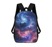 sinyumoney Cosmic Nebula Wallpaper-4 Sacs À Dos 17 Pouces Pour Enfants, Sacs D'école Imprimés En 3D Pour Élèves Du Primaire Et Du Collège, Garçons Et Filles