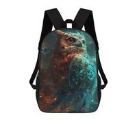 sinyumoney Cosmic Owl Artwork Sac À Dos Scolaire Imprimé En 3D Pour Garçons Et Filles, Sac À Dos Pour Enfants, Sac De Voyage 17inch