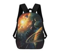 sinyumoney Cosmic Planets in Space Sacs À Dos Scolaires Tendance, Sacs À Dos Imperméables Et Décontractés Pour Hommes, Femmes Et Adolescents 17inch