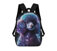 sinyumoney Cosmic Poodle Art Print-16 Sacs À Dos 17 Pouces Pour Enfants, Sacs D'école Imprimés En 3D Pour Élèves Du Primaire Et Du Collège, Garçons Et Filles