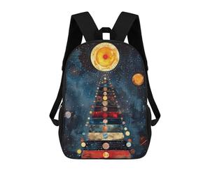 sinyumoney Cosmic Pyramid Sac À Dos, Cartable Imprimé En 3D, Sac À Goûter, Sac À Dos De Voyage, Sac À Dos Entre Amis, Sac À Dos Scolaire Pour Filles Et Garçons 17inch