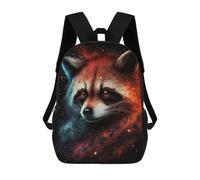 sinyumoney Cosmic Raccoon Art Print-33 Sacs À Dos Pour Enfants 17inch Sac À Dos Scolaire, Sac D'école Imprimé En 3D Pour Garçons, Élèves Du Primaire Et Du Collège