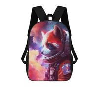 sinyumoney Cosmic Red Panda Explorer Sacs À Dos Imprimés En 3D Pour Enfants, Sacs D'école Tendance Pour Garçons, Sacs De Voyage, Sacs Scolaires Pour Élèves Du Primaire 17inch