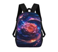 sinyumoney Cosmic Rose Bloom-2 Sac À Dos Scolaire Pour Enfants, 43 Cm (17 Pouces), Imprimé En 3D, Pour Garçons, Élèves Du Primaire Et Du Collège