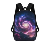 sinyumoney Cosmic Rose Galaxy Print Sacs À Dos Imprimés En 3D Pour Enfants 17inch Sacs À Dos Tendance Et Décontractés Pour La Journée, Sacs De Voyage, Sacs À Dos D'extérieur Pour Garçons Et Filles