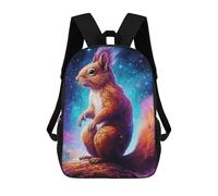 sinyumoney Cosmic Squirrel Majesty Sac À Dos Enfant, Sac D'école, Sac À Dos Imprimé 3D Avec Motif De Dessin Animé, Grande Capacité, Pour Garçons Et Filles 17inch