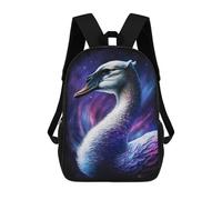 sinyumoney Cosmic Swan Art Print-4 Sacs À Dos 17 Pouces Pour Enfants, Sacs D'école Imprimés En 3D Pour Élèves Du Primaire Et Du Collège, Garçons Et Filles