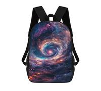 sinyumoney Cosmic Swirl Galaxy Sacs À Dos 17 Pouces Pour Enfants, Sacs D'école Imprimés En 3D Pour Élèves Du Primaire Et Du Collège, Garçons Et Filles