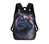sinyumoney Cosmic Tiger Portrait-36 Sac À Dos Imprimé 3D Pour Enfants, Sac À Dos Léger Pour Écoliers Et Écoliers, Sac À Goûter Pour La Crèche 17inch