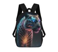 sinyumoney Cosmic Tiger Sacs À Dos Scolaires Pour Garçons Et Filles, Sacs À Dos Décontractés Pour Le Sport, Sacs À Dos De Grande Capacité Pour L'école Primaire 17inch