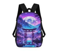sinyumoney Cosmic Torii Gate Glow Sacs À Dos Pour Enfants, Cartables 3D Personnalisés Pour Garçons Et Filles, Grands Sacs À Dos Scolaires Décontractés 17inch