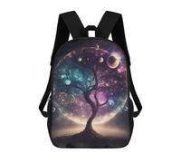 sinyumoney Cosmic Tree of Life-16 Sacs À Dos Imprimés En 3D Pour Enfants, Sacs D'école Tendance Pour Garçons, Élèves Du Primaire Et Du Collège 17inch