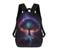 sinyumoney Cosmic Tree of Life-3 Sacs À Dos Imprimés En 3D Pour Enfants, Sacs D'école Tendance Pour Garçons, Sacs De Voyage, Sacs Scolaires Pour Élèves Du Primaire 17inch