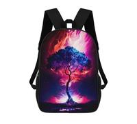 sinyumoney Cosmic Tree Sacs À Dos Pour Enfants 17inch Sac À Dos Scolaire, Sac Imprimé En 3D, Cartable Pour Enfants, Sac De Voyage, Sac À Dos Garçon Fille, Sac D'école Pour Enfants