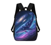 sinyumoney Cosmic Whale Constellation in The Starry Galaxy Sky Sacs À Dos Scolaires Pour Enfants, Sac D'école Imprimé En 3D Pour Garçons, Élèves Du Primaire Et Du Collège 17inch