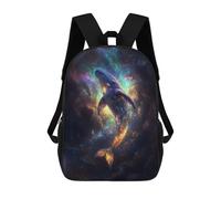 sinyumoney Cosmic Whale Sacs À Dos Pour Enfants, Cartables Imprimés En 3D, Sacs À Dos Pour Élèves Du Primaire Et Du Collège (garçons Et Filles) 17inch