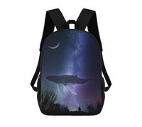 sinyumoney Cosmic Whale Sacs À Dos Pour Enfants, Sac À Dos Scolaire, Sac À Dos Imprimé En 3D Pour Enfants, Sac À Dos De Voyage, Sac À Livres, Sac D'école Pour Enfants 17inch
