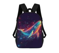 sinyumoney Cosmic Whale Sacs À Dos Scolaires Pour Enfants, Sac D'école Imprimé En 3D Pour Garçons, Élèves Du Primaire Et Du Collège 17inch