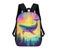 sinyumoney Cosmic Whale Sacs À Dos Scolaires Pour Enfants, Sac D'école Imprimé En 3D Pour Garçons, Élèves Du Primaire Et Du Collège 17inch