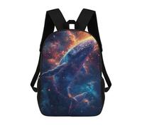 sinyumoney Cosmic Whale Sacs À Dos Scolaires Pour Enfants, Sac D'école Imprimé En 3D Pour Garçons, Élèves Du Primaire Et Du Collège 17inch