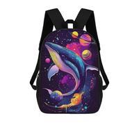 sinyumoney Cosmic Whale Space Animal Sacs À Dos Pour Enfants, Sac D'école Imprimé En 3D, Cartable Pour Enfants, Sac De Voyage, Sac À Dos Garçon Fille, Sac D'école Pour Enfants 17inch