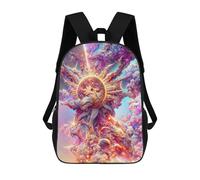 sinyumoney Cosmic Whirlwind Celestial Dance Sac À Dos Scolaire Pour Enfants, Imprimé En 3D, Tendance Et Décontracté, Pour Garçons, Élèves Du Primaire Et Du Collège 17inch