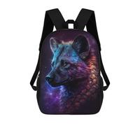 sinyumoney Cosmic Wolf Art Print-7 Sacs À Dos Pour Enfants, Sac À Dos Scolaire Imprimé En 3D Pour Enfants, Sac À Dos De Voyage, Sac À Livres Pour Enfants 17inch Sac D'école