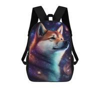 sinyumoney Cosmic Wolf Portrait-1 Sacs À Dos Imprimés En 3D Pour Enfants, Sacs D'école Tendance Pour Garçons, Élèves Du Primaire Et Du Collège 17inch