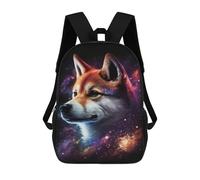 sinyumoney Cosmic Wolf Portrait-5 Sacs À Dos Pour Enfants, Sac À Dos Scolaire Imprimé En 3D Pour Enfants, Sac À Dos De Voyage, Sac À Livres Pour Enfants 17inch Sac D'école