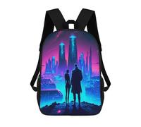 sinyumoney Couple Anime Landscape Sacs À Dos Pour Garçons, Cartables Imprimés En 3D, Sacs À Dos De Voyage Tendance Pour Garçons (primaire, Collège) 17inch