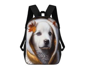 sinyumoney Cozy Autumn Pet Blanket Sacs À Dos Pour Enfants, Sac À Dos Scolaire Imprimé En 3D Pour Enfants, Sac À Dos De Voyage, Sac À Livres Pour Enfants 17inch Sac D'école