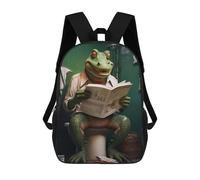 sinyumoney Croc on Toilet Sacs À Dos Pour Enfants, Cartables Imprimés En 3D, Sacs À Dos Pour Élèves Du Primaire Et Du Collège (garçons Et Filles) 17inch