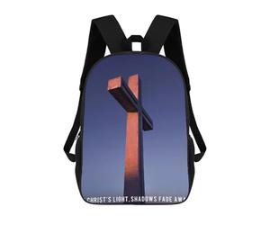 sinyumoney Cross Jesus5 Sac À Dos Scolaire Pour Filles Et Garçons, Grand Sac À Dos Léger Pour Enfants Et Étudiants 17inch
