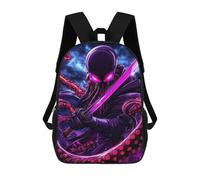 sinyumoney Cthulhu Samurai Octopus Animal Sac À Dos Scolaire Imprimé En 3D, Sac À Dos Tendance Pour Enfants, Sac À Dos Pour Garçons, Élèves Du Collège 17inch