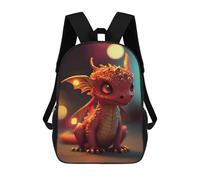 sinyumoney Cute Baby Dragon Figurine Sac À Dos Scolaire Imprimé En 3D Pour Garçons Et Filles, Sac À Dos Pour Ordinateur Portable Pour Enfants/étudiants/adultes 17inch