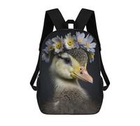 sinyumoney Cute Baby Fluffy Duck Sacs À Dos Imprimés En 3D Pour Enfants, Sacs D'école Tendance Pour Garçons, Sacs De Voyage, Sacs Scolaires Pour Élèves Du Primaire 17inch