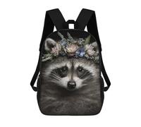 sinyumoney Cute Baby Fluffy Raccoon Sac À Dos, Cartable Imprimé En 3D, Sac À Goûter, Sac À Dos De Voyage, Sac À Dos Entre Amis, Sac À Dos Scolaire Pour Filles Et Garçons 17inch