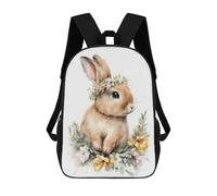 sinyumoney Cute Baby Rabbit Sacs À Dos Pour Enfants, Sac À Dos Scolaire Imprimé En 3D Pour Enfants, Sac À Dos De Voyage, Sac À Livres Pour Enfants 17inch Sac D'école