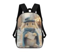 sinyumoney Cute Bunny Sacs À Dos Scolaires Pour Enfants, Sac D'école Imprimé En 3D Pour Garçons, Élèves Du Primaire Et Du Collège 17inch