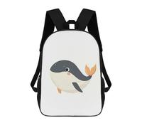 sinyumoney Cute Cartoon Whale Sacs À Dos Scolaires Pour Enfants, Sac D'école Imprimé En 3D Pour Garçons, Élèves Du Primaire Et Du Collège 17inch