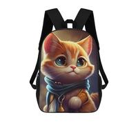 sinyumoney Cute Cat Animal Sac À Dos Scolaire, Sac À Dos Pour Garçons Et Adolescents, Cadeau, Sac À Dos Imprimé En 3D, Sac À Dos Scolaire, Sac À Livres 17inch